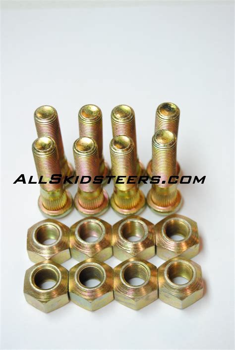 new holland skid steer lug nut size|175617 wheel stud nuts.